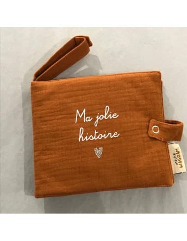 Album photo en Tissu - Gaze Caramel - Ma Jolie Histoire