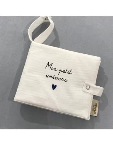Album photo en Tissu - Gaze Blanc - Mon Petit Univers