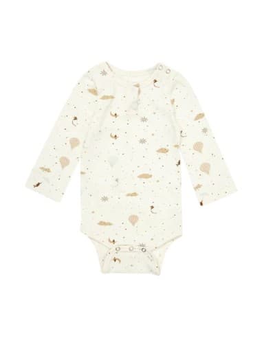 Body à manches longues en coton Biologique Dreamland 1 mois