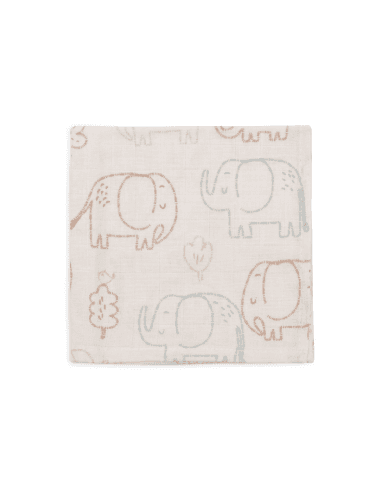 Lot de 3 Mini Langes Elephant Tale
