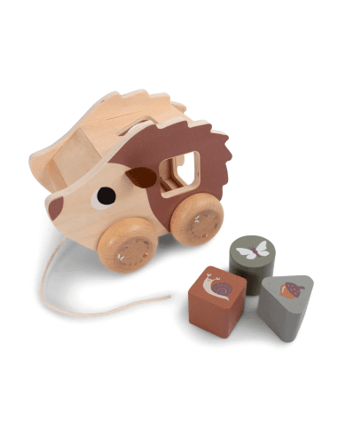 Hérisson en Bois à Tirer - Filibabba