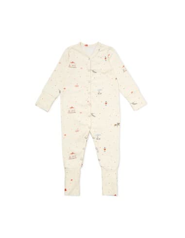 Combinaison Pyjama en coton biologique Carroussel 6 mois