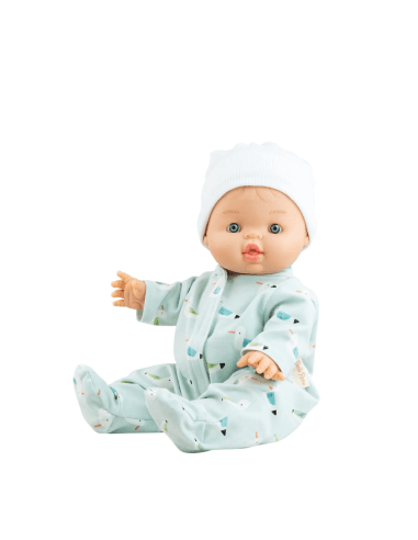 Tenue pour Poupées Bleue Oiseau