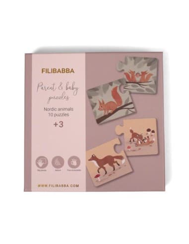 Puzzles "Maman et ses bébés" - Animaux Nordiques