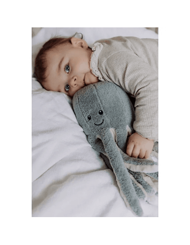 Peluche Olly Pieuvre réconfortante musicale et bruits blancs