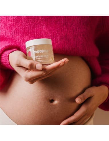 Gelée d'Huile Magique Monjour - Huile anti-vergeture Maman