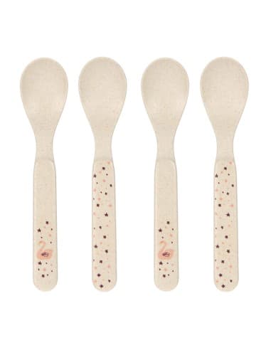 Lot de 4 Petites Cuillères Enfant Little Water Cygne