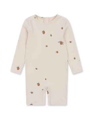 Combinaison de bain maillot de bain Anti-UV Aster Lemon Beige 9 mois