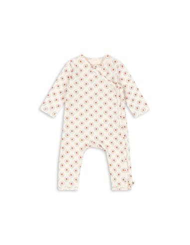 Combinaison Pyjama croisé en coton biologique Mirage 3 mois Beige
