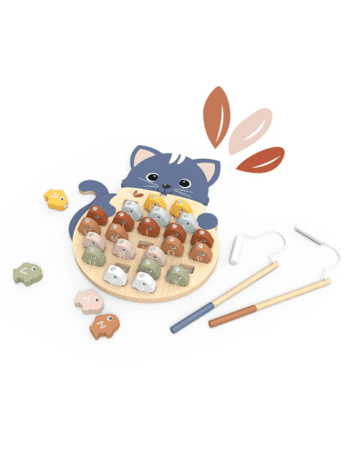 Jeu de PĂȘche Alphabet en Bois â Jouet Ă©ducatif 26 lettres - SpeedyMonkey