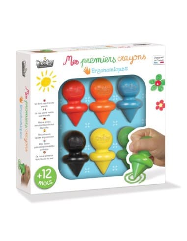 Mes Premiers Crayons x 6 – Coffret ergonomiques - Crealign'