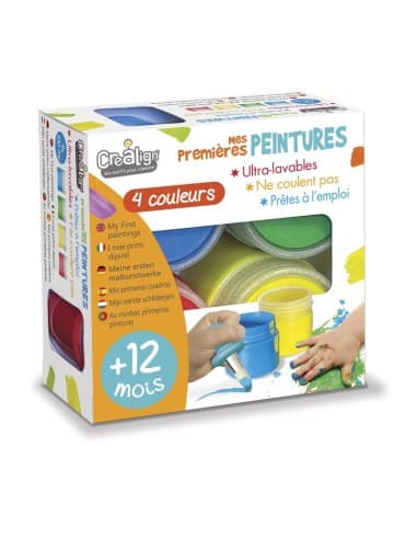 Mes premières peintures – Coffret de peinture lavable - Crealign'