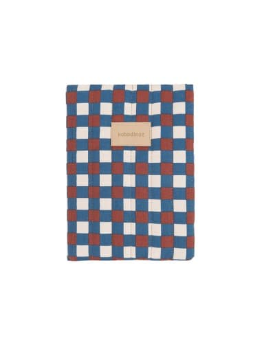 Protège-carnet de santé Hyde Park Blue Red Mosaic Bleu