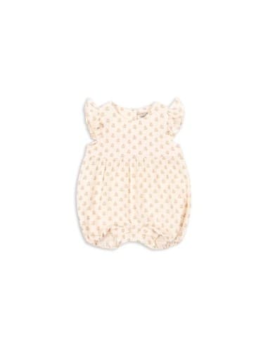 Barboteuse d'été Coco en Gaze de Coton Carta Rosa 6 mois Rose pâle