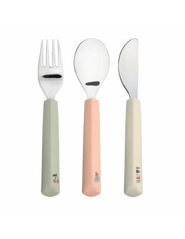 Set de couverts en inox Happy Fruit Cherry Lassig