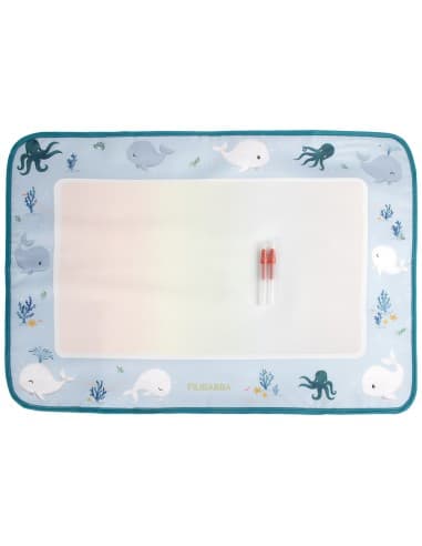 Tapis de dessin Magique à l'eau - Christian la Baleine - Filibabba