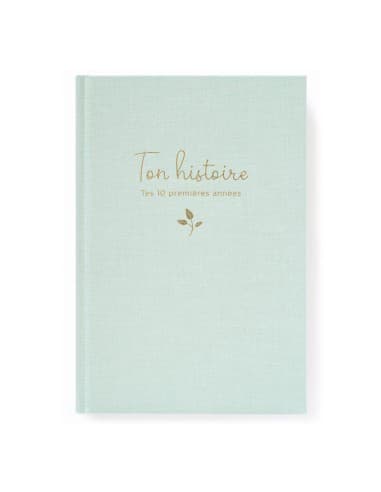 Livre souvenirs bébé " Ton histoire, tes 10 premières années " – Album de naissance Zü