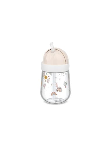 Tasse d'apprentissage à paille Mepal Mio 300 ml - Sunshine & Rainbow