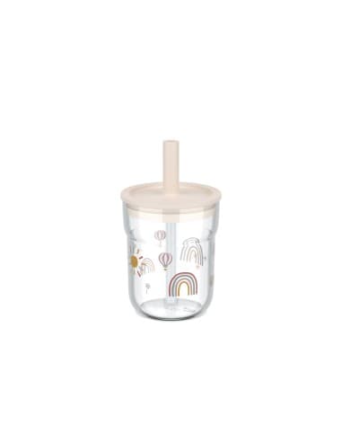 Verre enfant avec Paille amovible - Sunshine & Rainbow