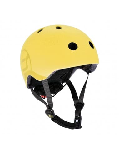 Casque de sécurité enfant pour porteur, trottinette ou vélo Jaune S