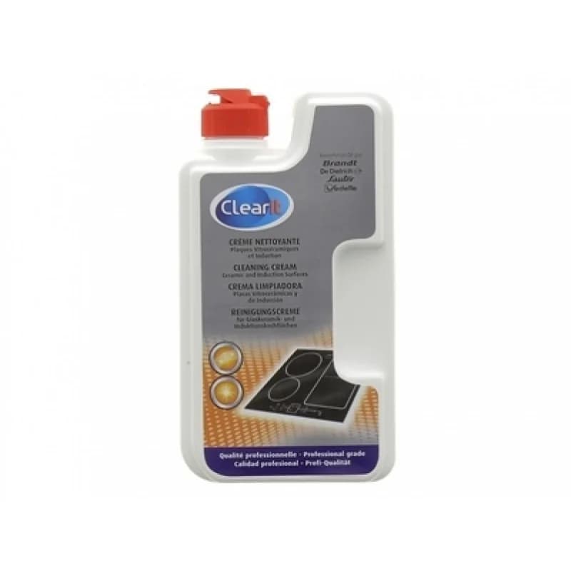 Crème Nettoyante Vitro & Induction Flacon 250 ml Brandt 74X8587 recommandé constructeur Brandt