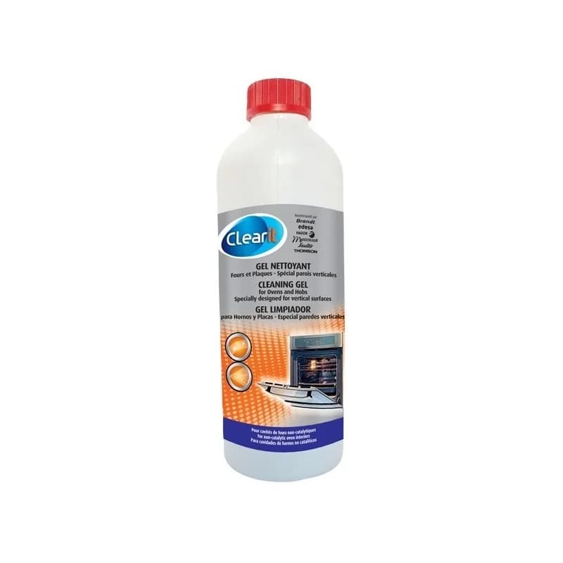 Gel Nettoyant Expert Fours & Plaques Flacon 500 ml Brandt 75S1452 recommandé constructeur Brandt