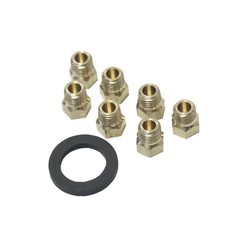 Jeu gicleur kit + joint gaz butane pour cuisinière Whirlpool 481931039347 (pièce d'origine) Whirlpool