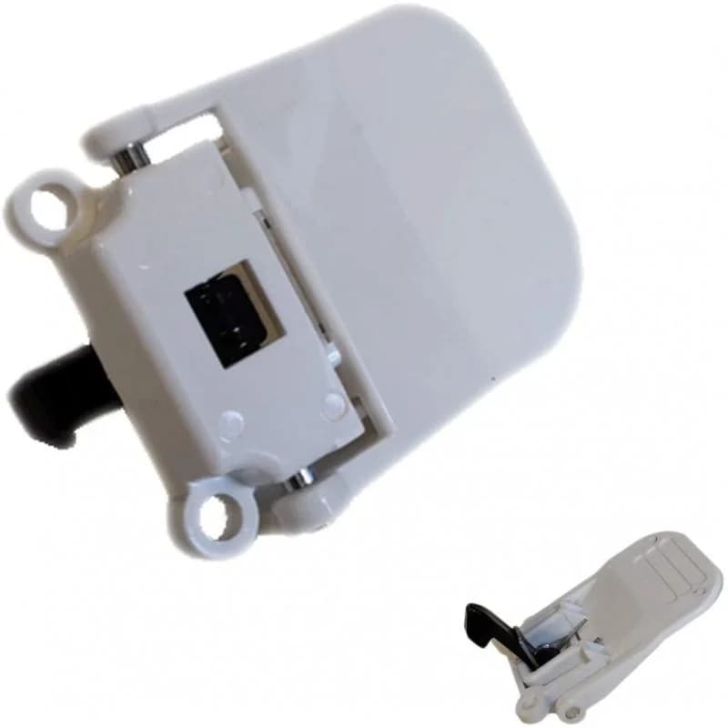 Manette de porte hublot blanche pour lave-linge Brandt Brandt