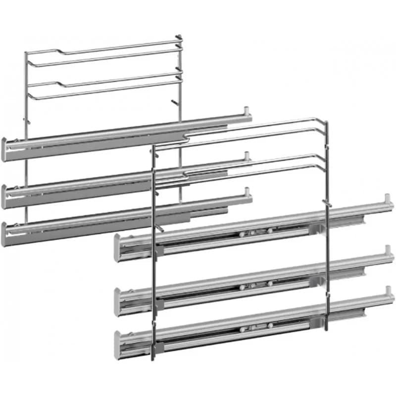 Rails télescopiques à sortie totale pour four | 3 niveaux Bosch - Siemens 00708430 (Pièce d'origine) Bosch
