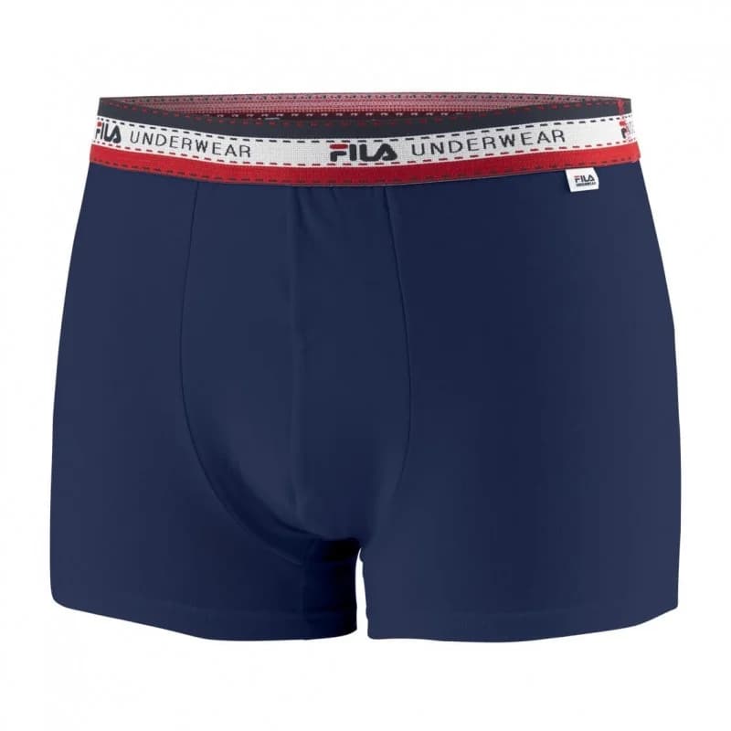 Fila - Boxer Premium Homme Coton L Bleu Marine
