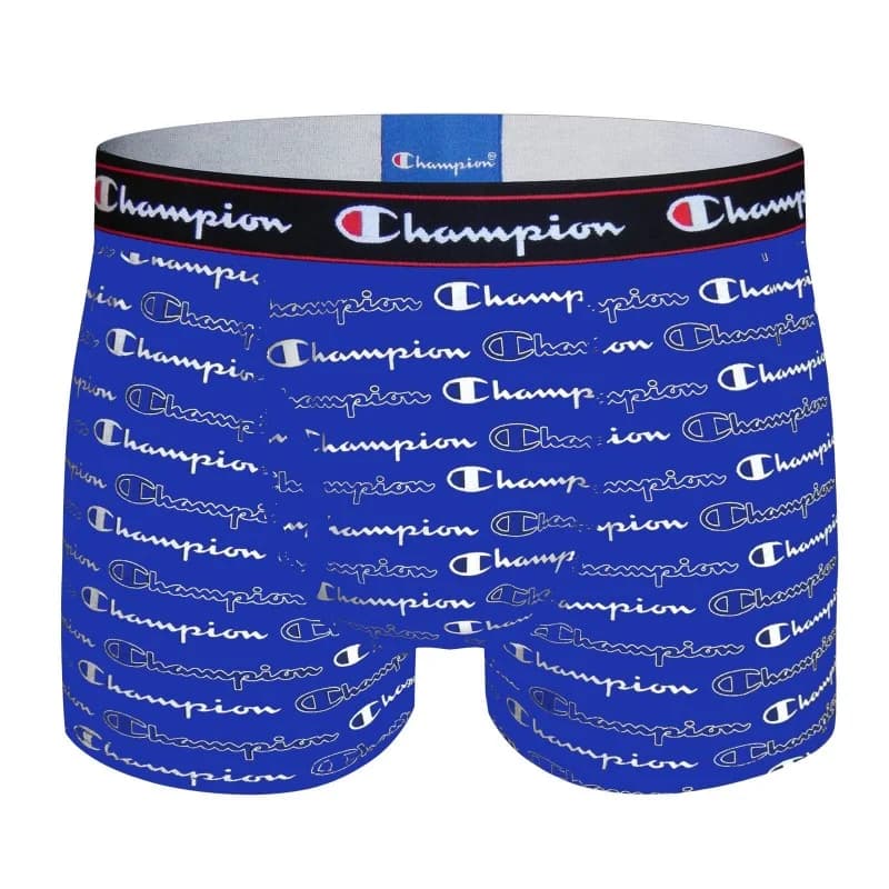 Champion - Boxer Homme Coton Rochester S Bleu