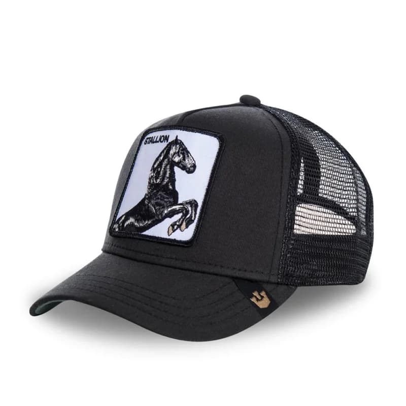 Goorin Bros - Casquette Trucker Cheval - The Stallion Noir et Blanc Taille Unique