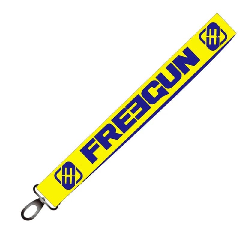 Freegun - FREEGUN Porte-Clés Keyring Jaune/Bleu Taille Unique