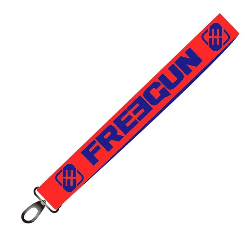 Freegun - FREEGUN Porte-Clés Keyring Orange Fluo/Bleu Taille Unique