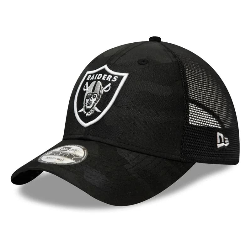 New Era - Casquette Trucker Home Field Las Vegas Raiders NFL Noir Taille Unique