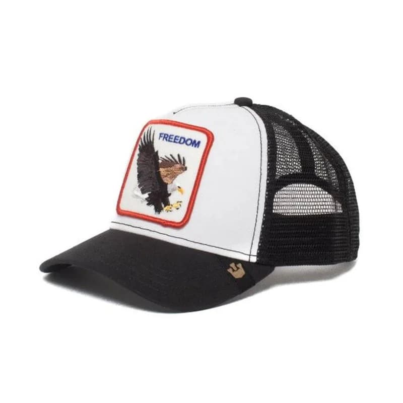 Goorin Bros - Casquette Trucker FREEDOM - Aigle Blanc Taille Unique