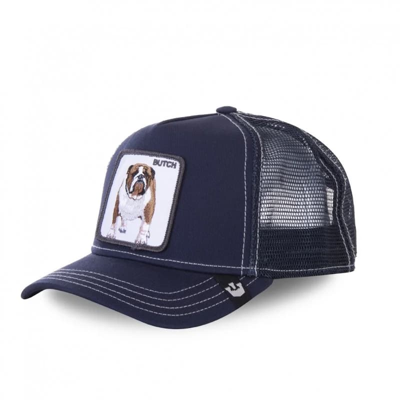 Goorin Bros - Casquette Trucker BUTCH - Bouledogue Bleu Marine Taille Unique