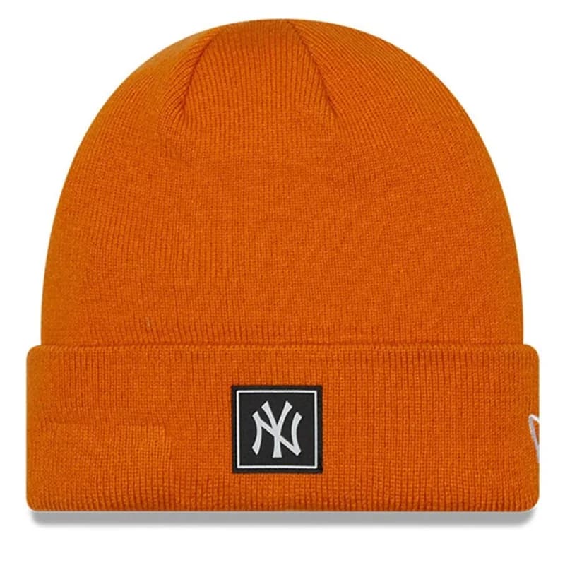 New Era - Bonnet New York Yankees Team Cuff Orange Taille Unique