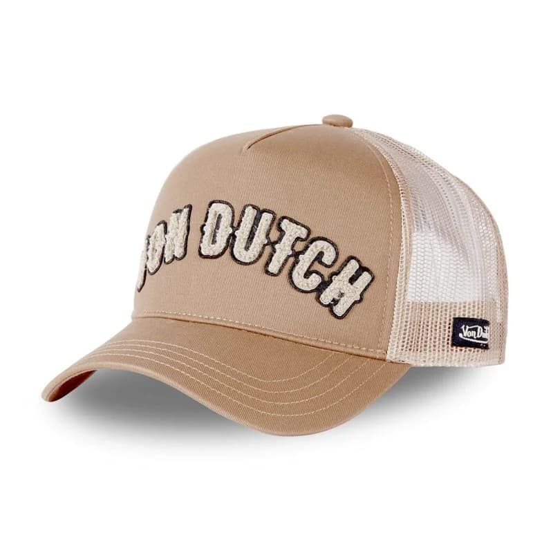 Von Dutch - Casquette Trucker "Buck" Marron Taille Unique