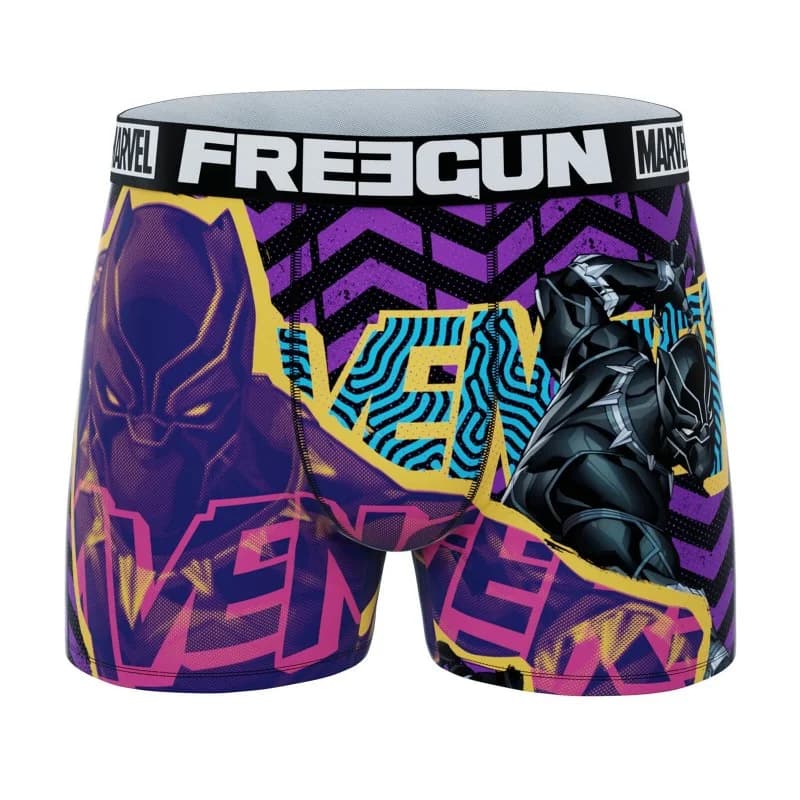 Freegun - Boxer Homme Marvel Avengers Black Panther XXL Violet