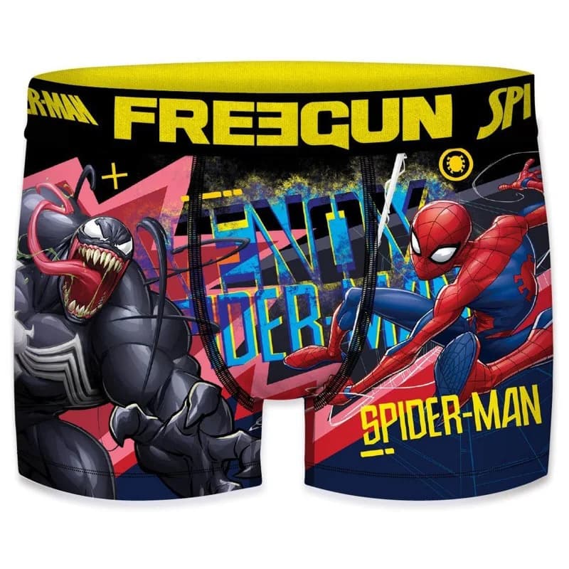 Freegun - Boxer Garçon Marvel Ultimate Spider-Man 10-12 ans Multicouleur