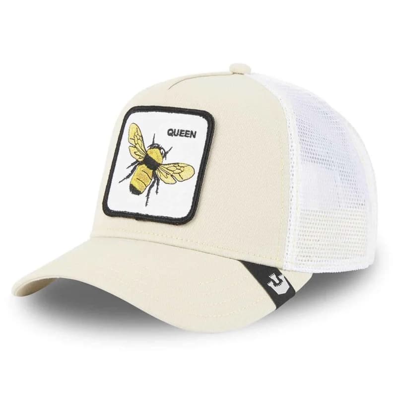 Goorin Bros - Casquette Trucker QUEEN - Abeille Blanc Taille Unique