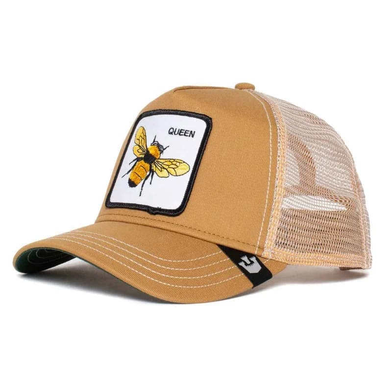 Goorin Bros - Casquette Trucker QUEEN - Abeille Taille Unique Camel