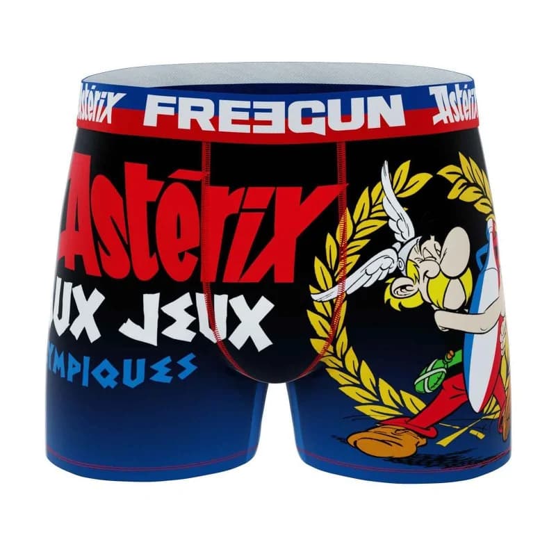 Freegun - Boxer Homme Microfibre "Astérix aux Jeux Olympiques" XXL Multicouleur