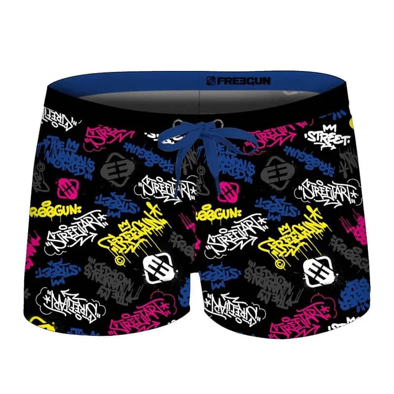 Freegun - Maillot de Bain Garçon "Tag" 8-10 ans Gris