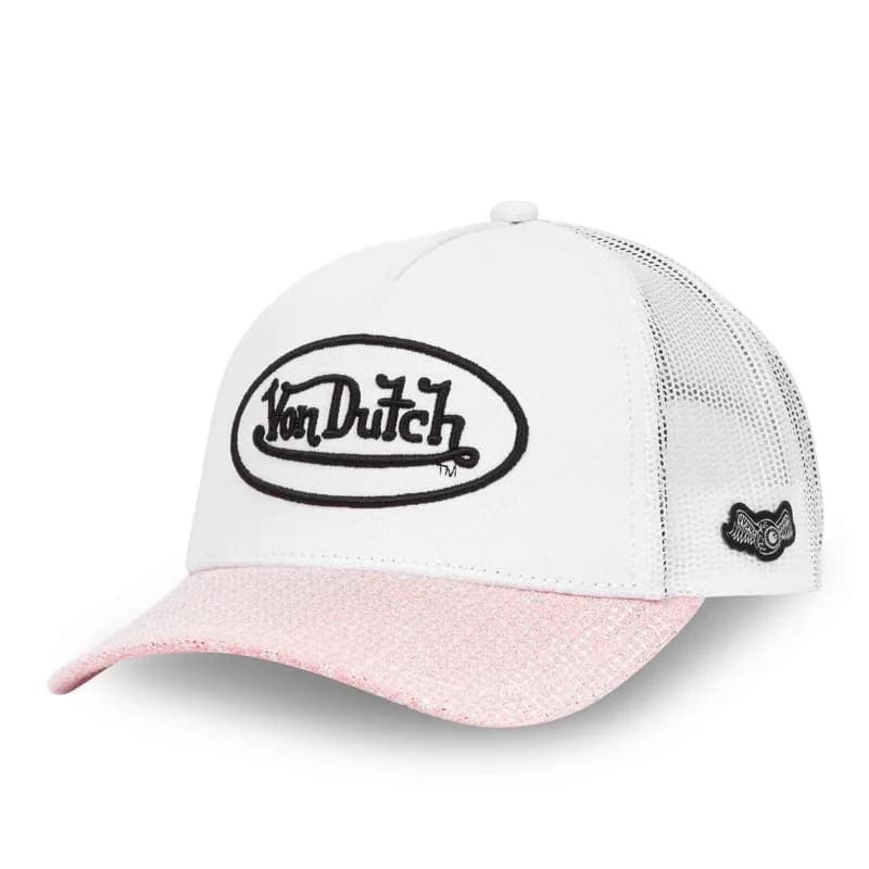 Von Dutch - Casquette Trucker "Shiny" Rose Taille Unique