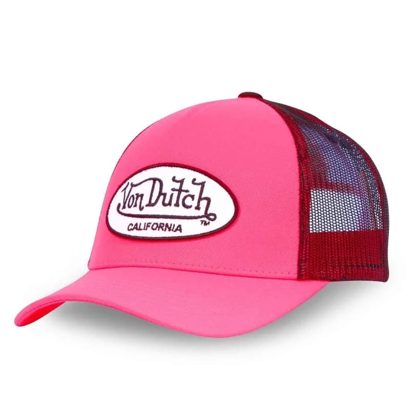Von Dutch - Casquette Trucker "Fresh Fluo" Rose Taille Unique