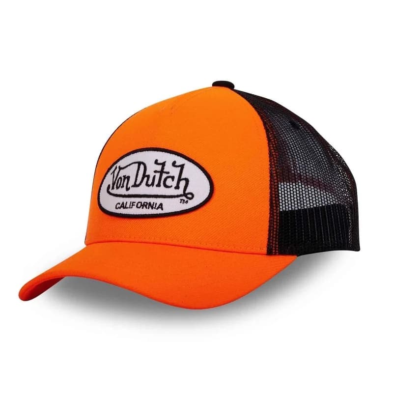 Von Dutch - Casquette Trucker "Fresh Fluo" Orange Taille Unique