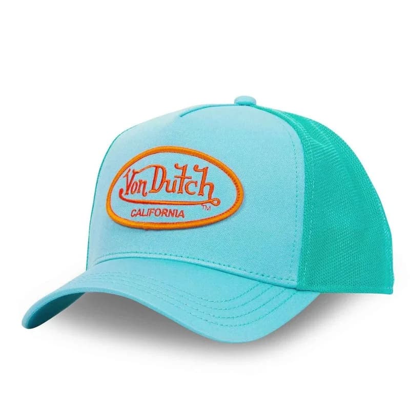 Von Dutch - Casquette Trucker "Flashy" Turquoise Taille Unique