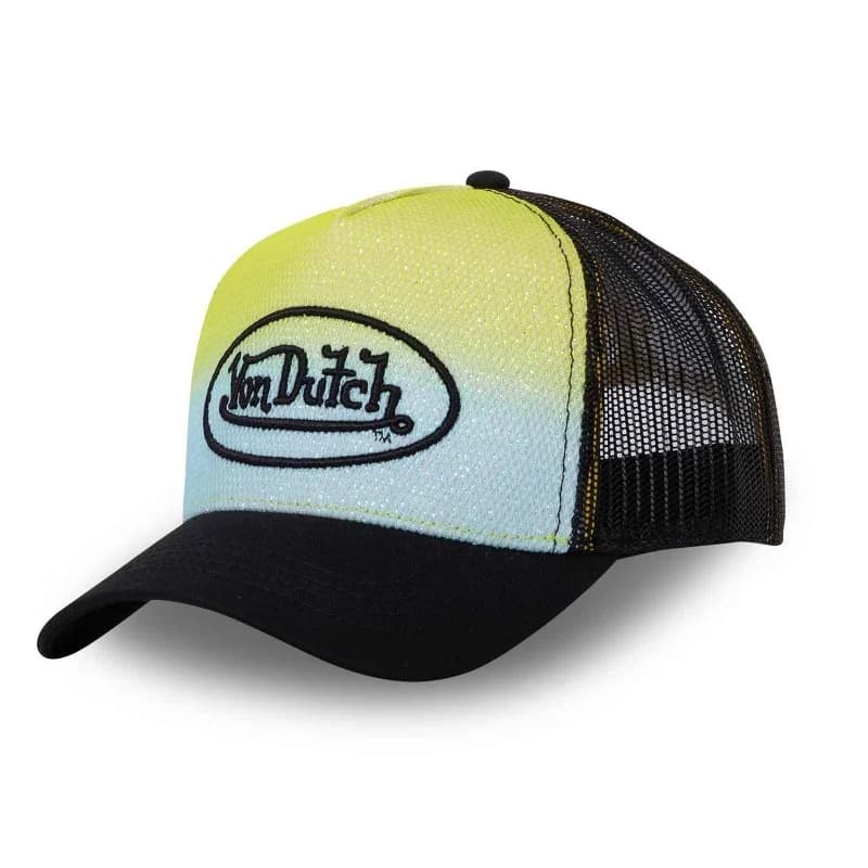 Von Dutch - Casquette Trucker "Meshy" Jaune Taille Unique
